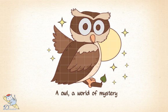 A Owl, a World of Mystery: Digital Art