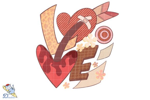 Arrow Love Valentine Retro: A Digital Art Evaluation