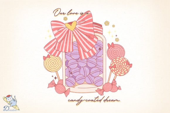 Bringing Whimsy to Life: The Art of the Coquette Sweet Candy Dream PNG