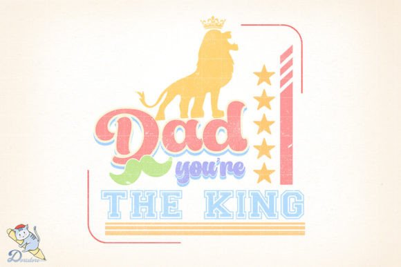 Father’s Day Dad You’re the King: A Modern Tribute in Pen, Ink, and Watercolour