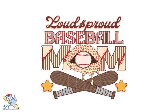 Loud and Proud Baseball MOM Design
