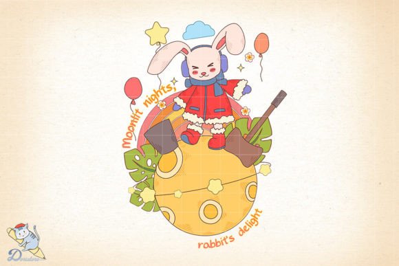 Moonlit Nights, Rabbit's Delight: Art for Creators