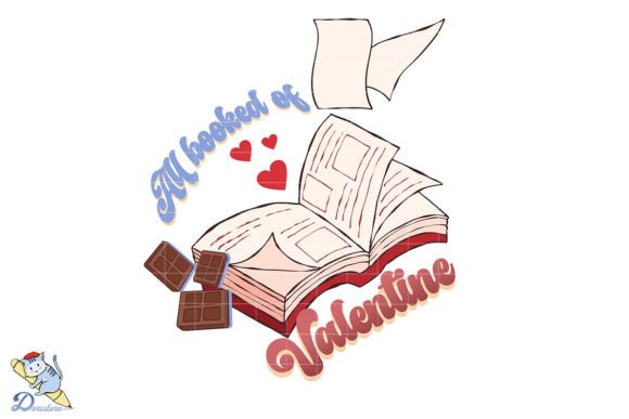 My Booked of Valentine: Hand-Drawn Digital Art