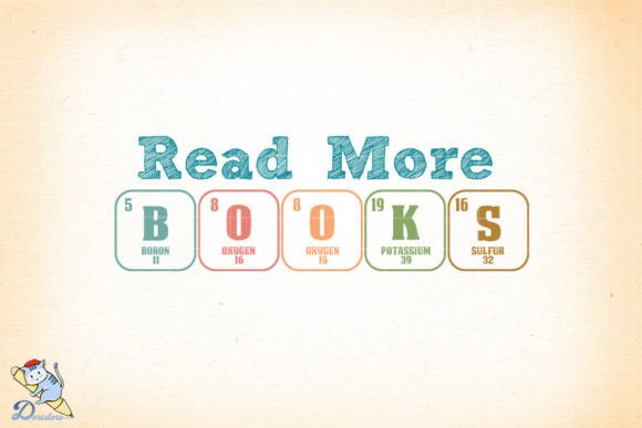 Read More Books: A Handcrafted Digital Illustration for Your Creative Projects