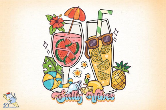 Satty Vibes Sublimation: Hand-Drawn Art for Design