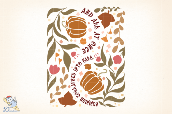 Summer Collapsed into Fall: A Digital Art Solution for Seasonal Transitions